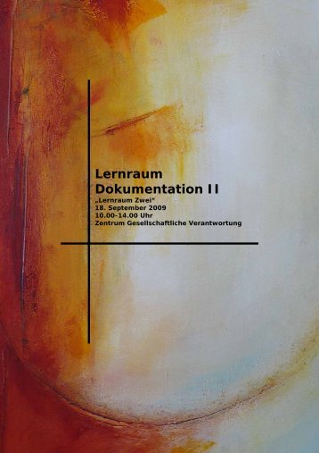 Dokumentation Lernraum 2 (18. September 2009) - Leitthema