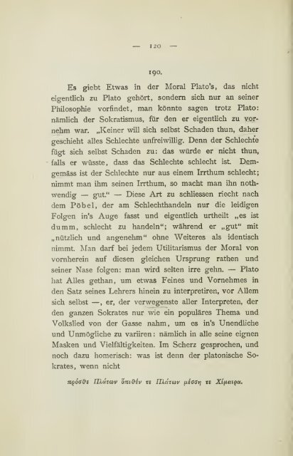 Nietzsche: Jenseits von Gut und Bose / Zur Genealogie der Moral