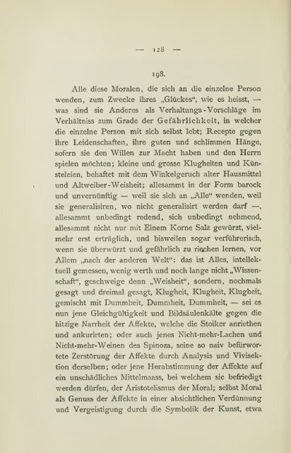 Nietzsche: Jenseits von Gut und Bose / Zur Genealogie der Moral