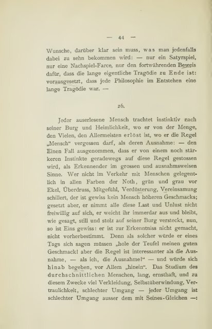 Nietzsche: Jenseits von Gut und Bose / Zur Genealogie der Moral