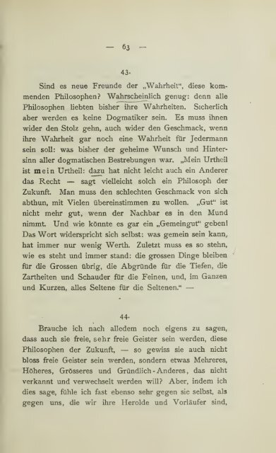 Nietzsche: Jenseits von Gut und Bose / Zur Genealogie der Moral