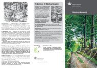 Folder om Bidstrup Skovene - Naturstyrelsen