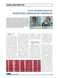 Arztbesuche während der Arbeitszeit