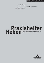 Praxishelfer Heben - Carl Stahl Lifting Equipment