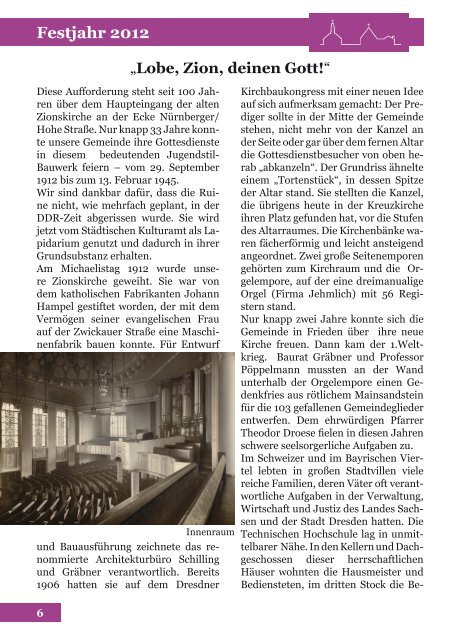 Gemeindebrief – Februar / März 2012 - Ev.-luth. Zionskirche Dresden