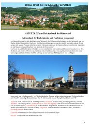 Online-Brief 92 - Verschönerungsverein Reichenbach