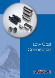 Low Cost Steckverbinder - Deltron AG