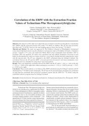 Correlation of the ERPF with the Extraction Fraction ... - ThaiScience