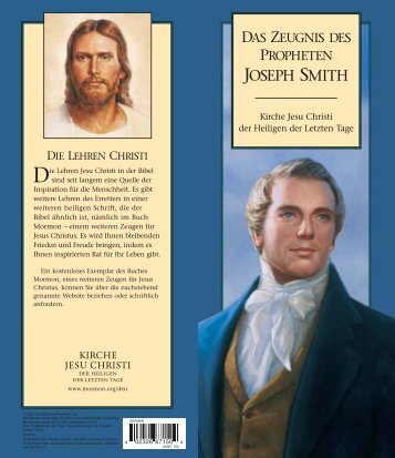 Das Zeugnis des Propheten Joseph Smith