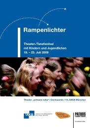 Festivalprogramm 2009 - Rampenlichter