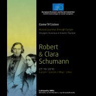 Robert & Clara Schumann - EESC European Economic and Social ...