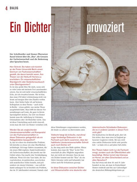 Superwahljahr 2009 - DAAD-magazin