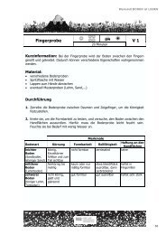 Bodenversuche, Thema Bodenkörper