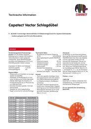 Technische Information - Capatect