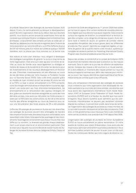 Geschäftsbericht Rapport d'exploitation 2008 - Schweizer ...