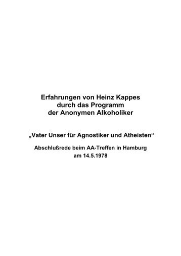 T-0035 - Das "Vater Unser" für Agnostiker - Heinz Kappes