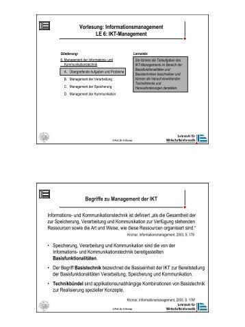 IM WS 03 Folien LE6.pdf - (Prof. Dr. Helmut Krcmar) - TU München