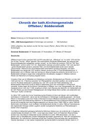 Chronik der kath.Kirchengemeinde Offleben - Dekanat Wolfsburg ...