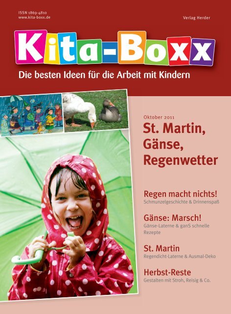 Fingerspiele mit Herbstregen - Kita-Boxx