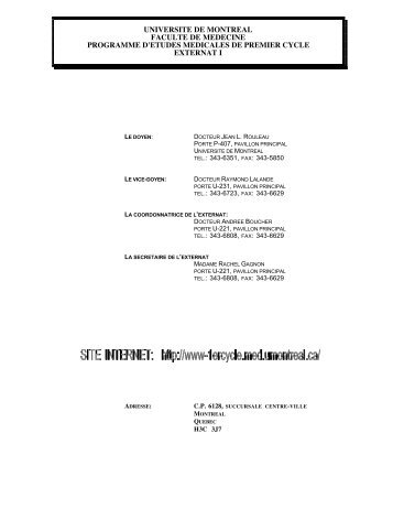 Obectifs Pédago Pédiatrie.pdf - CHU Sainte-Justine