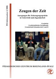 Zeugen der Zeit - Bildungsserver Rheinland-Pfalz