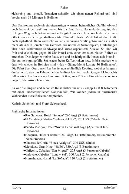 II - CCA Monatsblatt