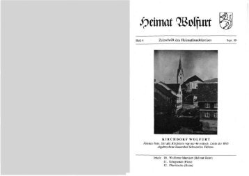Heft 4 Zeitschrift des Heimatkundekreises - Marktgemeinde Wolfurt