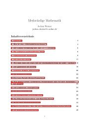 Merkwürdige Mathematik - Institut für Numerische und Angewandte ...