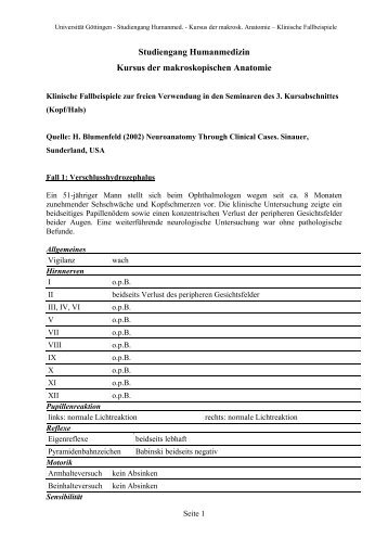 Kursus der Makroskopischen Anatomie