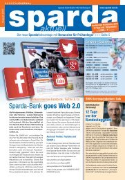 Ausgabe August 2013 - Sparda-Bank Baden-Württemberg eG