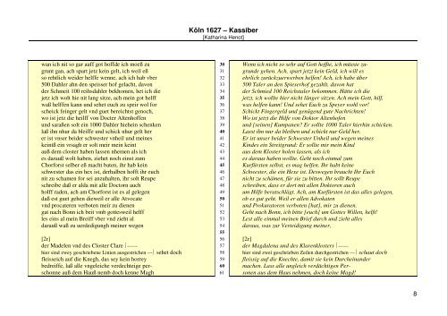 Köln 1627 – Kassiber - Historicum.net