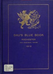 Dau's Blue Book 1912 - Monroe County Library System