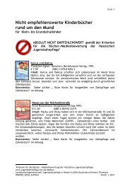 Nicht empfehlenswerte Bücher - Landkreis Fulda
