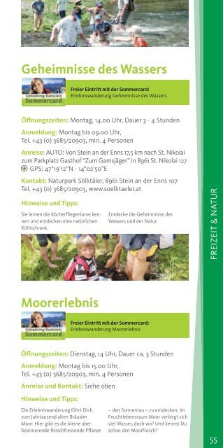 Schladming-Dachstein Sommercard Buch 2013 - Ramsau am ...