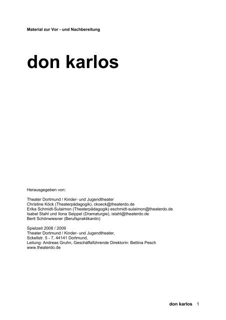 don karlos - KulturStadtLev