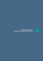 Geschäftsbericht 2008 Vorarlberger Landes-Versicherung