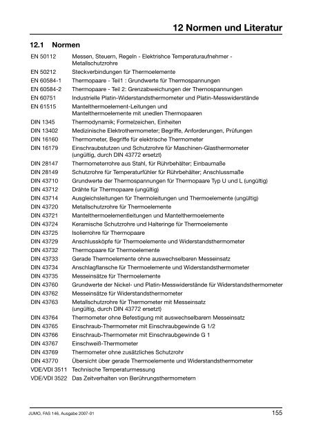 elektrische Temperaturmessung