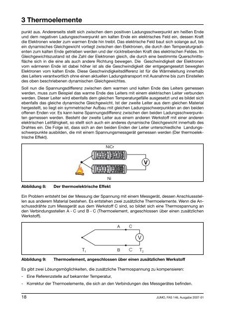 elektrische Temperaturmessung