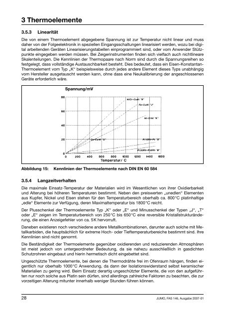 elektrische Temperaturmessung