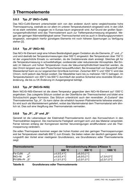 elektrische Temperaturmessung