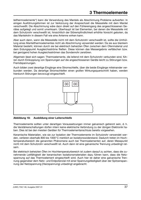 elektrische Temperaturmessung