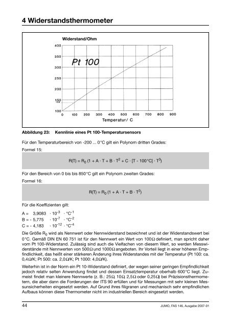 elektrische Temperaturmessung