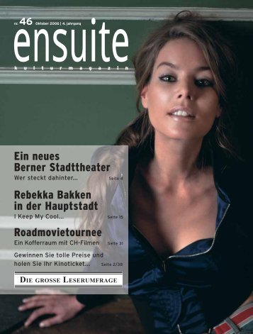 ensuite - kulturmagazin // kulturagenda.ch