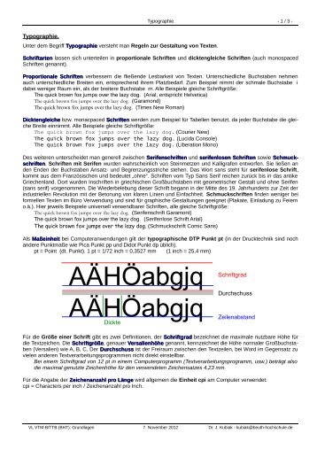 VL VTM-B/TTB (BHT): Grundlagen - website.snafu.de