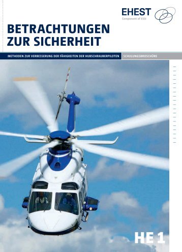 betrachtungen zur sicherheit - European Aviation Safety Agency ...