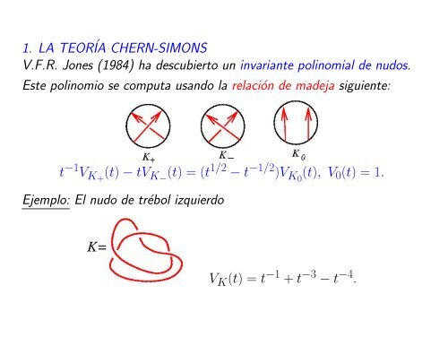 LA TEORÍA CHERN-SIMONS DESDE EL PUNTO DE VISTA DE LA ...