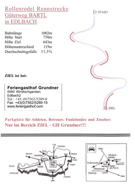 Rollenrodel Rennstrecke Güterweg BARTL in ... - LRZ Kindberg