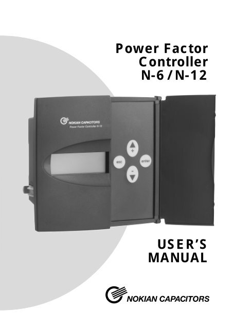 Power Factor Controller N-6 / N-12 USER'S MANUAL