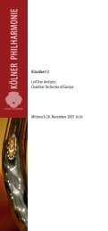 Download PDF - Kölner Philharmonie