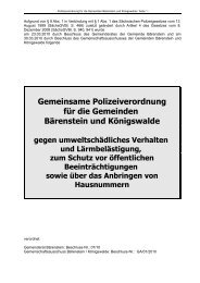 Aufgrund von § 9 Abs - Bärenstein im oberen Erzgebirge